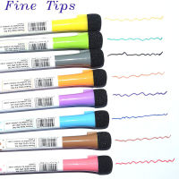 8-Count Non Toxic Ink Low-Odor Dry Erase Markers, Fine Point เหมาะสำหรับใช้ในห้องเรียนสำนักงานขนาดเล็กและบ้าน