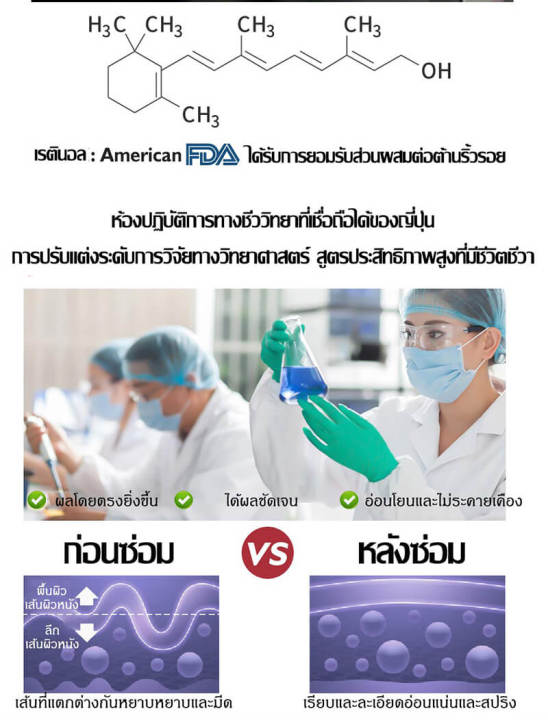 retinol-essence-เซรั่มต่อต้านริ้วรอย-ครีมลดริ้วรอย-เซรั่มหน้าใส-เซรั่มทาใบหน้า-บำรุงผิวหน้า-ลดริ้วรอย-ตีนกา-กระชับผิว-ปรับปรุงผิวหมองคล้ำ