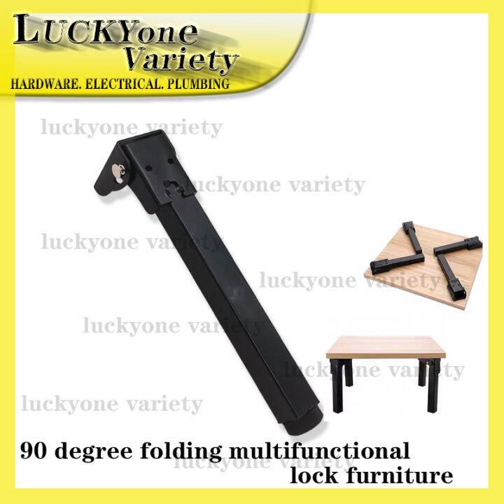 90 DEGREES FOLDING LEGS SELF LOCKING BRACKET PER PAIR Lazada PH