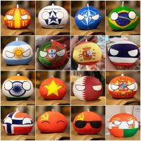 50 Styles 10Cm Country Ball Plush Toys Polandball Pendant Country Flag Balls Countryball Stuffed Doll Christmas Gifts For Kids