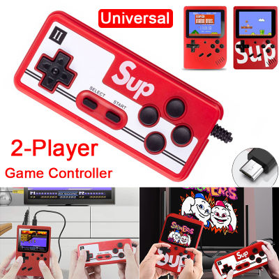 400 In1 Video Handheld Game Console SUP Game Console Controller Micro Usb Plug Handheld Gameboy Gamepad Red (Only Controller)