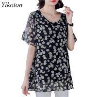 ℗☏ Size Tunic Printed Dots Fashion Blouse Loose Shirts chemise