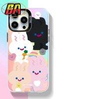 สำหรับ Samsung Galaxy A71 A51 A11 M11 A03S A02แฟชั่นลายการ์ตูนน่ารักด้วยแสงเลเซอร์เคสด้านหลังป้องกันแรงกระเทือนเคสนิ่มใส่โทรศัพท์กระต่าย