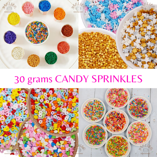 Candy Sprinkles / Vermicelli Sprinkles / Confetti Sprinkles / Mini ...