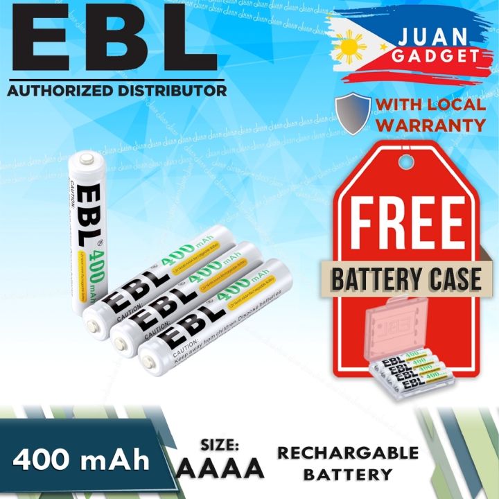 EBL 400mAh AAAA Rechargeable Battery - EBL 