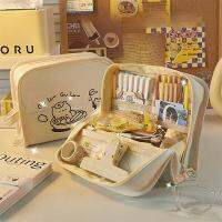 HOT14★เคสดินสอวาดรูปความจุเปิดขนาดใหญ่สำหรับเด็กผู้หญิงที่มีรูปลักษณ์ที่ดีและรูปแบบที่น่าสนใจเคสเก็บดินสออเนกประสงค์