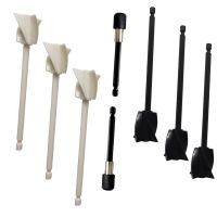 Resin Mixer Paddles, Epoxy Mixer Attachment for Drill, Paint Mixer Paddles( 6Pcs Paddles and 2Pcs Extension Poles)