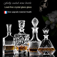 Crystal Glass Wine Red Bottle + Cups Wine Decanter Whiskey Liqour Pourer Home Bar Vodka Beer Bottle Jar Jug Decanter