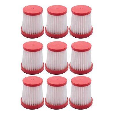 9Pcs Replacement Spare Parets Hepa Filter for Deerma VC01 Handheld Vacuum HEPA Filter Dust Cleaner Accessories