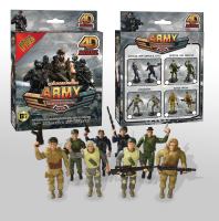 4D Model โมเดลหุ่นทหารประจัญบาน Special Troops Army Scale 1:16 (MM10195-01)