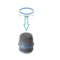 A1c-33ไมโครโฟนแบบโบลิมิก5แพ็คมาตรฐานวงแหวนสีน้ำเงินสำหรับ Shure RK320 Beta 56/Beta 57A ตะแกรงไมค์