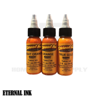 ETERNAL INK สีสักอีเทนอล เฉดสีส้ม สีสักแท้ขนาด 1 ออนซ์ หมึกสักอีเทนอล หมึกกสักแท้