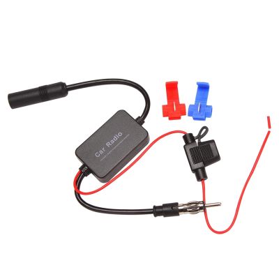For Universal 12V Auto Car Radio FM Antenna Signal Amp Amplifier Booster For Marine Car Vehicle Boat 330mm FM Amplifier