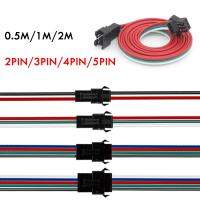 【hot】۩♠♣  2 Pin/3 Pin/4 Pin/5 Pin Cable Male Female Extension JST Wire Plug for RGBWW 3528 5050 Strip