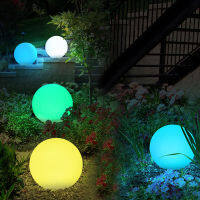 1PC Lawn Lamp Landscape Floor Light Spa Pool Bulb Remote Control Outdoor 16 Colors LED Luminous Ball Lamp Floating Up Ball Lamp