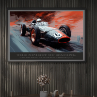 Monaco Grand Prix Racing Car Formula 1โปสเตอร์ผ้าใบงานศิลปะ,พิมพ์คุณภาพสูง,เหมาะสำหรับห้องนั่งเล่นตกแต่งบ้าน,Unique Wall Art, Frameless Design