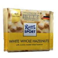 White ChocHazelnut Ritter Sport 100 G.