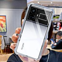 เคสใสสำหรับ Realme GT5 HD TPU ผ้าคลุมใสเคสสำหรับ RealmeGT5 GT 5 Case กันกระแทกสุดหรูโทรศัพท์ซิลิโคนใสปกป้องฝาหลัง