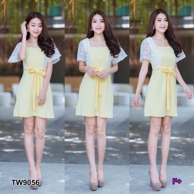 TW9056 Mini Dress มินิเดรสแขนบาน