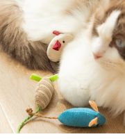 Pet cat chew toy simulation small mouse strong bite self hi educational environmental protection small toy Toys