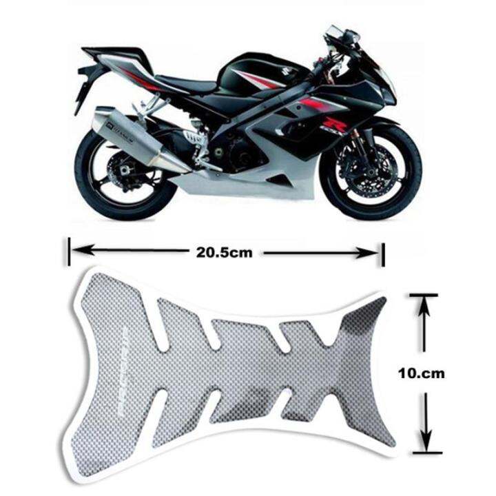 Universal 3D Carbon Fiber Motorcycle Tank Pad Tankpad Protector Sticker