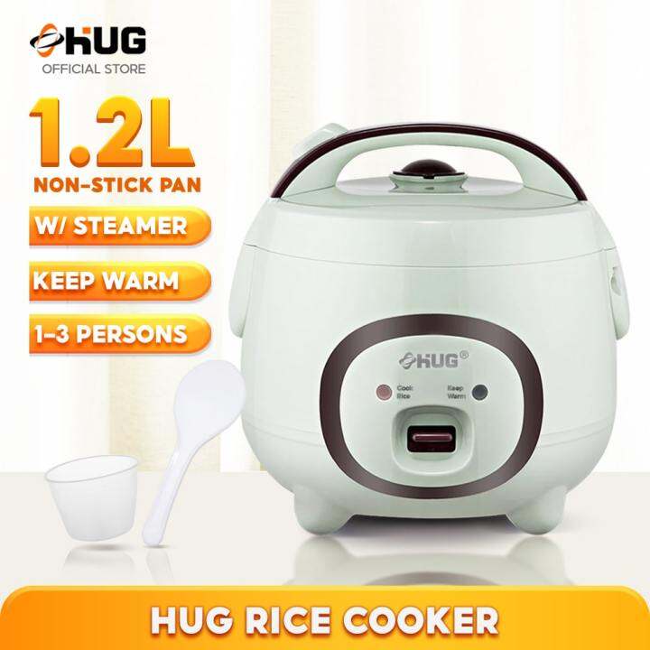 Hug minimalist non-stick rice cooker with steamer RC-300Z | Lazada PH