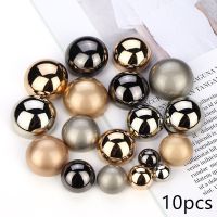 Mushroom Type Golden Buttons for Shirt Metal Shank Sewing Buttons for Clothes DIY Sewing Accessories 20mm Snap Buttons for Coat Haberdashery