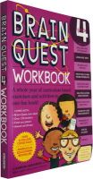 Childrens intelligence development exercise book Grade 4 Brain Quest Grade 4 Workbook 9-10 years一