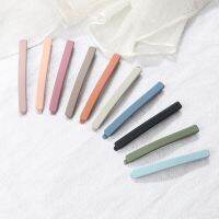 【CC】✣✚◘  5/10Pcs/Set Fashion Design Frosted Hair Korean Colorful Hairpins Headwear Accessories for Barrettes