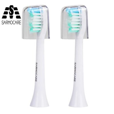 หัวแปรงสีฟัน Sarmocare สำหรับ S100 S200ล้ำเสียงแปรงสีฟันไฟฟ้าหัวแปรงเปลี่ยนหัวแปรงสีฟัน