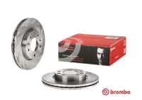 จานเบรคหน้า KIA CARNIVAL UP 2.4 2.5 2.9 1999-2001 GQ 2.5 2.9 3.5 1999-2007 274MM BREMBO /ชิ้น