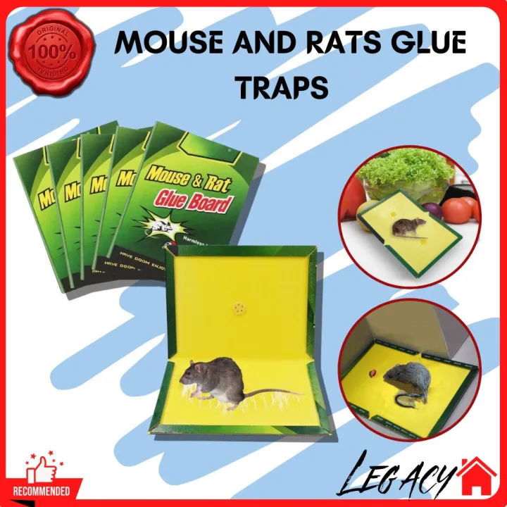 LEGACY ORIGINAL MOUSE AND RATS GLUE TRAPS STICKY MOUSE BOARD GLUE TRAPS