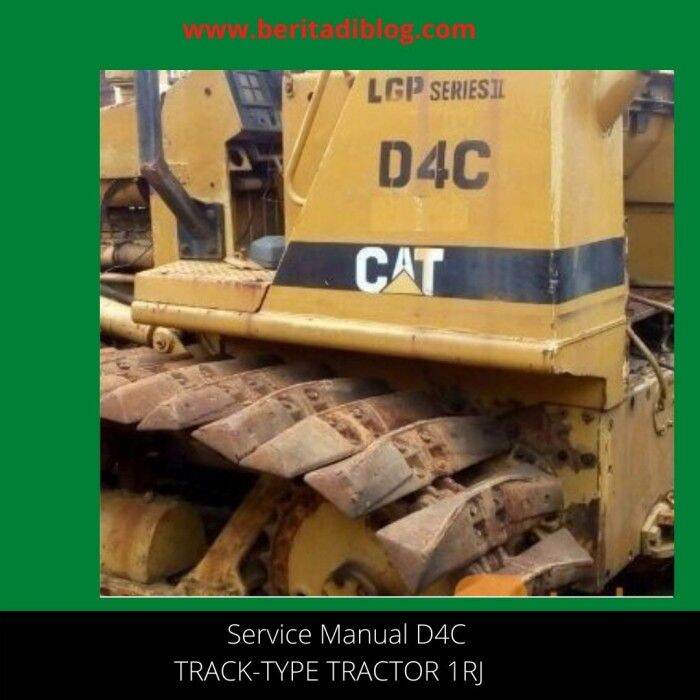 Service Manual cat D4C Bulldozer Caterpillar Lazada Indonesia