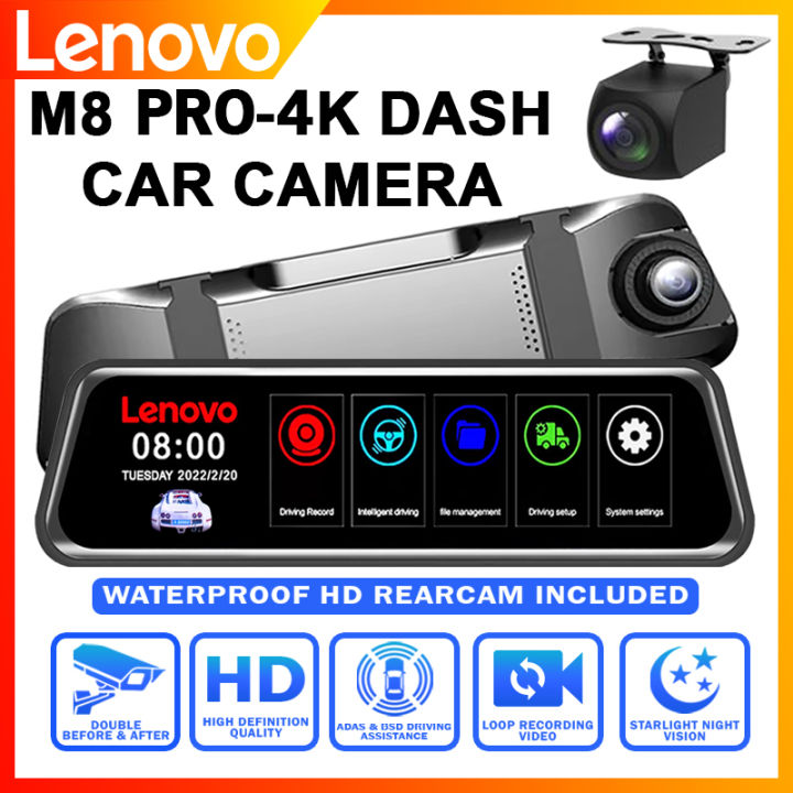 M8 Dual Lens Dash Cam Car Camera HD 1080P WIFI Video Recorder