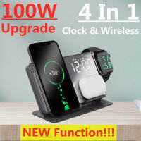 100W Fast Wireless Charger Dock Station สำหรับ 14 13 12 11 XS XR X 8 8 7 6 SE 3 Pro แท่นชาร์จศัพท์