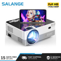 Salange Q6P การสะท้อนโปรเจคเตอร์แอลอีดีขนาดเล็กแบบพกพารุ่น1080P WiFi โปรเจคเตอร์บลูทูธอัพเกรดโปรเจคเตอร์วิดีโอ HD 8500L รองรับ4K &amp; 300รองรับลำแสงภาพยนต์กลางแจ้งที่รองรับ Ios/Android