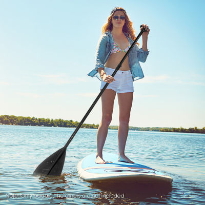 ปรับ Sup Paddle น้ำหนักเบากระดานโต้คลื่น Stand Up Paddle ปรับ Paddles สำหรับกีฬาทางน้ำ Kayak Inflatable Drifting