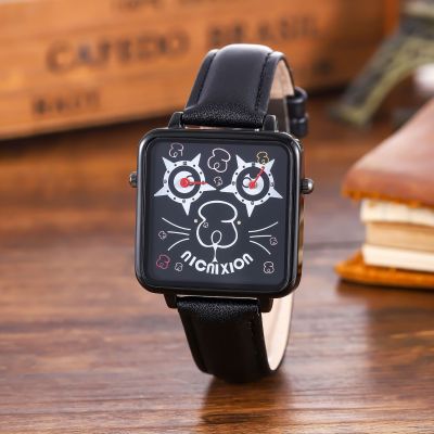 【Hot seller】 Foreign trade cross-border hot style fashion cute cartoon dial casual personality design quartz watch mens