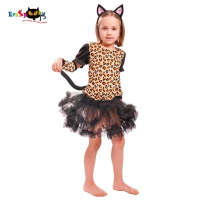 ชุดเสือดาวสำหรับเด็กชุดฮาโลวีนสำหรับเด็กผู้หญิง - ปาร์ตี้คอสเพลย์ตลก