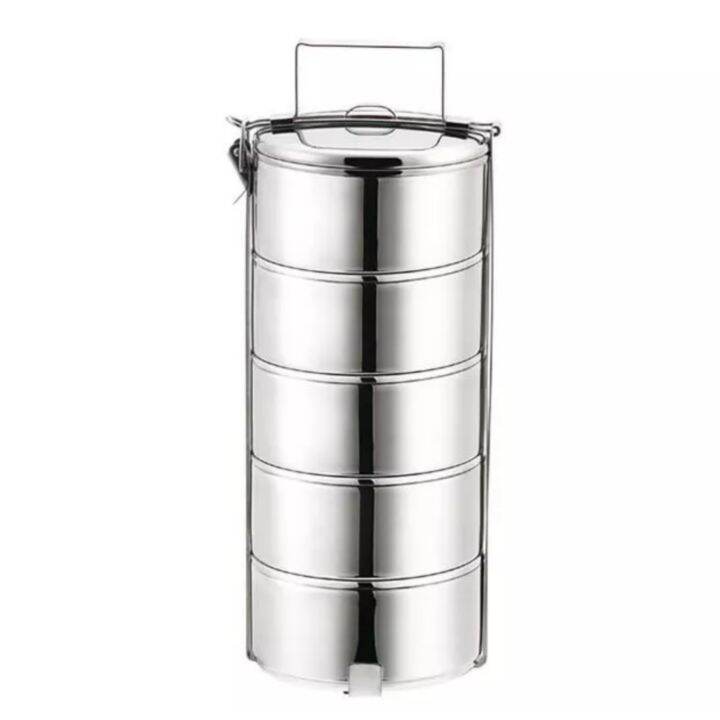 ปิ่นโตสเเตนเลส-ปิ่นโต-สแตนเลส-ขนาด-14-ซม-stainless-steel-ware-food-carrier