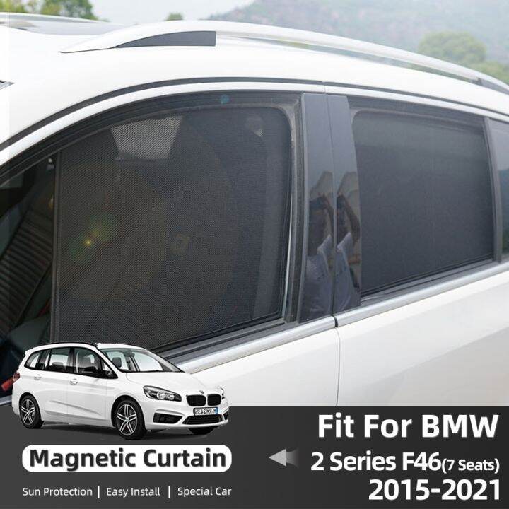 ม่านหน้าต่างด้านหลังสำหรับ-bmw-2ซีรี่ส์-f46-7ที่นั่ง-gran-tourer-2015-2022แผ่นกรองแสงติดรถยนต์ม่านหน้าต่างด้านหลังม่านบังแดดที่บังแดด220i-218i