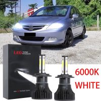 New ชุดหลอดไฟหน้าฮาโลเจน LED 2009 6000K 6003-2008 แบบเปลี่ยน สําหรับ Honda City SEL 2003-2008