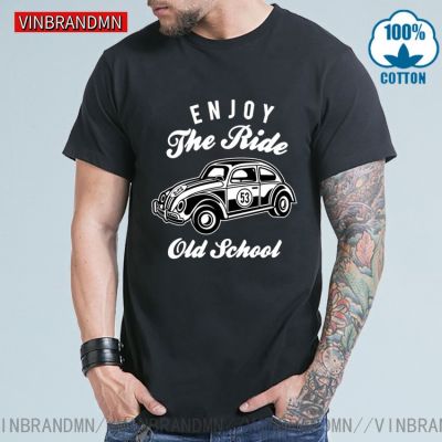 Vintage Classic Old School Design Herbie 53 T-Shirts Fashion Bug Cars T Shirt Enjoy The Ride Casual Pride Tee Top Clothing 【Size S-4XL-5XL-6XL】