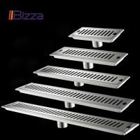 Shower Drain 304 SUS Stainless Steel Large Flow Floor Drain Long Linear Drainage Channel Drain For Ho Bathroom Kitchen