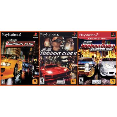 Midnight Club ทุกภาค PS2 ภาค 1-2-3