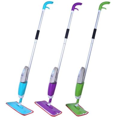 ♙ Multifunctional Hand-free Washing Flat Mop Home Wood Floor Spray Mop Spray Mop Lazy Mop Floor Mop Spray Spin