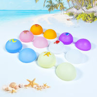 1-12Pcs Reusable บอลลูนน้ำสำหรับเด็กผู้ใหญ่ฤดูร้อน Splash Party สระว่ายน้ำ Bath ของเล่นน้ำซิลิโคน Water Ball Water BallsTH