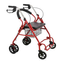 พร้อมส่ง  รถเข็น Rollator (รุ่น Y888L) wheelchair รถเข็นหัดเดิน รถเข็น วีลแชร์ Walker ช่วยพยุงเดิน มีเบรก