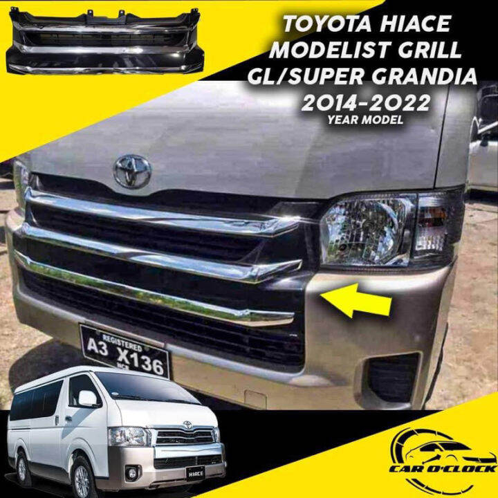 Toyota Hiace Modelista Grill Gl Super Grandia Lazada Ph