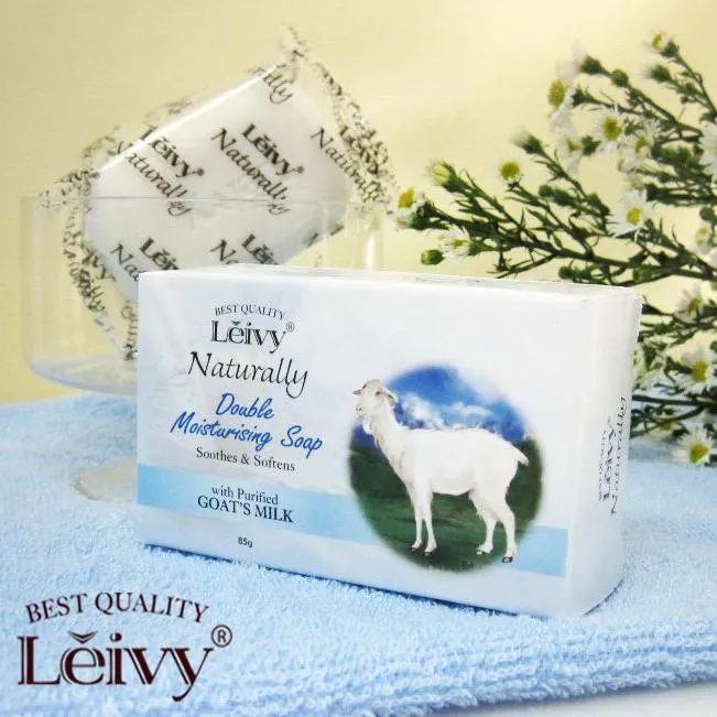 Leivy - Goat's Milk Soap Bar - Original - Sabun Pemutih Badan - Sabun ...